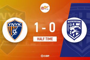 开云官网-半场-云南玉昆1-0武汉三镇 罗竞远射破门邓涵文抽射造险